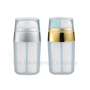 airless dual chamber bottle, dual airless dual chamber bottle