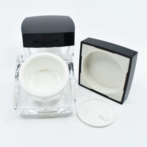 <b>Square Double Wall Jar</b><br><i>5ml, 10ml, 15ml, 30ml, 50ml</i><br>SKU: 144GR-705A - Image 3