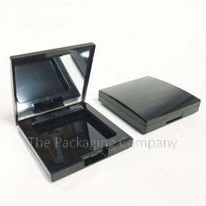 Square Compact Mirror Plastic custom design with PMS color, finish, & printing (silkscreen, hot stamp)