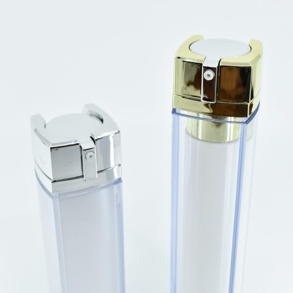 <b>Square Airless Pump Bottle, Double Walled</b><br>30ml, 50ml<br>SKU: 21AB-YH-LH - Image 4
