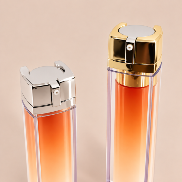 <b>Square Airless Pump Bottle, Double Walled</b><br>30ml, 50ml<br>SKU: 21AB-YH-LH - Image 2