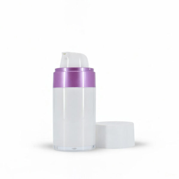 <b>Double Walled Airless Pump Bottle, Wide</b><br>30ml, 50ml<br>SKU: 612AB-RN - Image 3