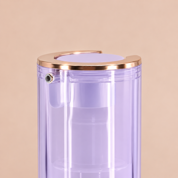 <b>Airless Pump Bottle, Slide Nozzle</b><br> 15ml, 30ml, 50ml <br>SKU: 612AB-RC - Image 2