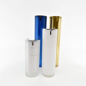 Airless Pump Bottle, Slide Nozzle 15ml, 30ml, 50ml SKU: 612AB-RC