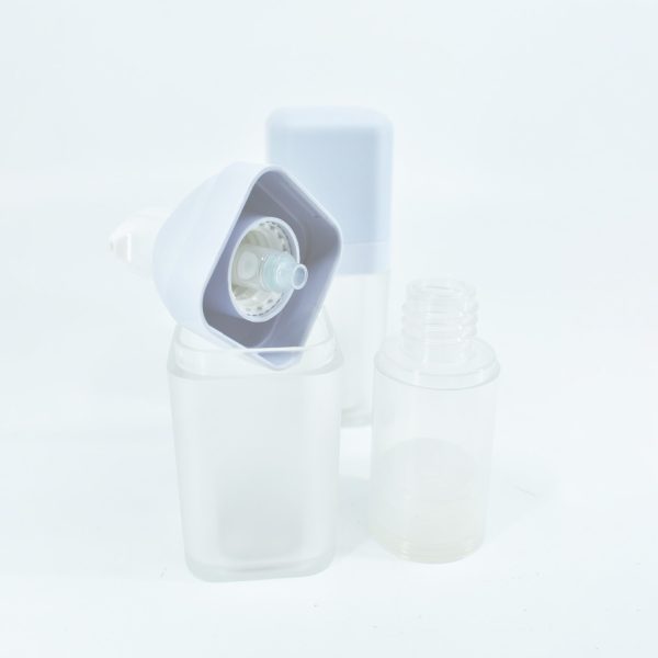 <b>Square Airless Pump Bottle</b><br> 15ml, 30ml, 50ml <br>SKU: 612AB-RK - Image 3
