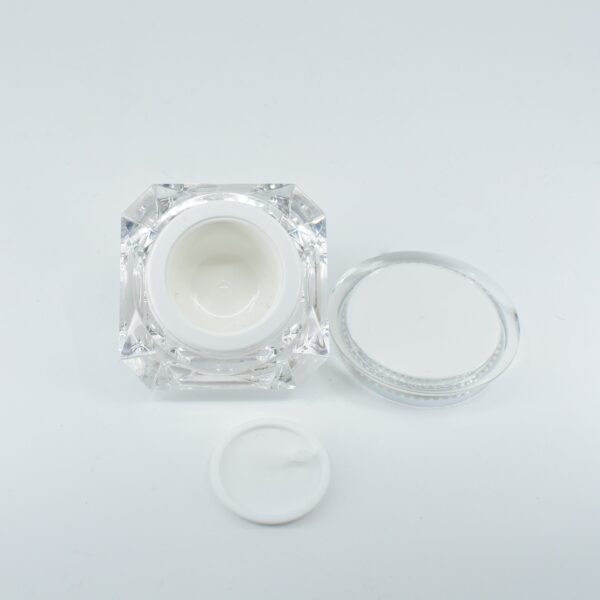 <b>Double-Wall Acrylic Jar, Diamond Shape</b><br><i>5ml, 15ml, 30ml, 50ml,100ml</i><br>SKU: 65AA-JY207 - Image 2
