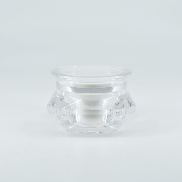 <b>Double-Wall Acrylic Jar, Diamond Shape</b><br><i>5ml, 15ml, 30ml, 50ml,100ml</i><br>SKU: 65AA-JY207 - Image 4