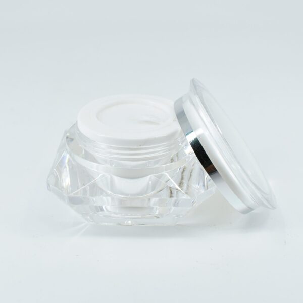<b>Double-Wall Acrylic Jar, Diamond Shape</b><br><i>5ml, 15ml, 30ml, 50ml,100ml</i><br>SKU: 65AA-JY207 - Image 5