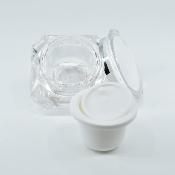 <b>Double-Wall Acrylic Jar, Diamond Shape</b><br><i>5ml, 15ml, 30ml, 50ml,100ml</i><br>SKU: 65AA-JY207 - Image 6