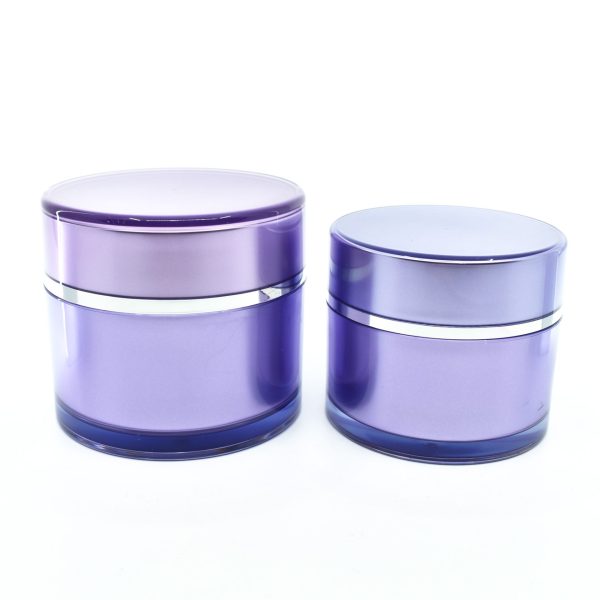 <b>Double Walled Cosmetic Jar</b><br><i>50ml, 80ml, 100ml, 150ml, 200ml</i><br>SKU: 65AA-JY215-01