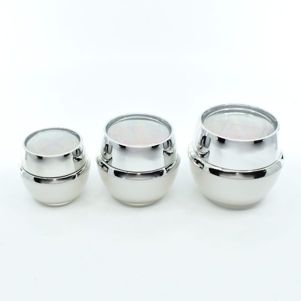 <b>Acrylic Jar with Steel Ring Lid</b><br>15ml, 30ml, 50ml<br>SKU: 65AA-JY217-01 - Image 6