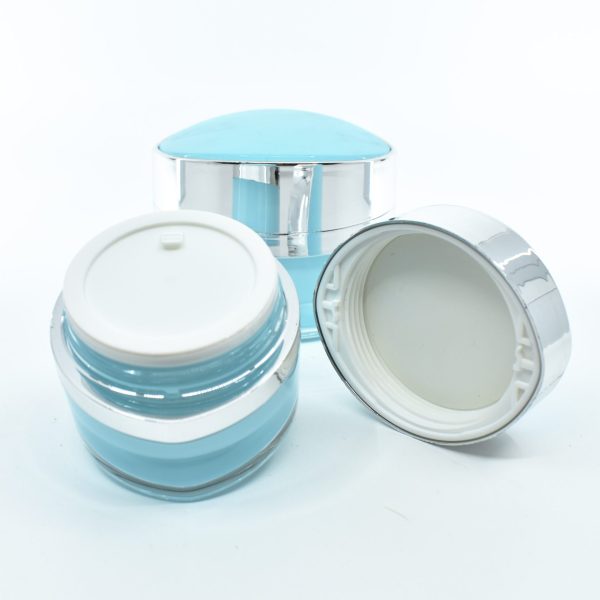 <b>Acrylic Jar, Leaf Shape</b><br><i>15ml, 30ml, 50ml</i><br>SKU: 65AA-JY220 - Image 2