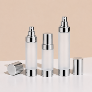 Airless Pump Bottle, Round, Acrylic 15ml, 30ml, 50ml, 60ml, 80ml, 100ml, 120ml SKU: 65AB-JY102G/JY104F