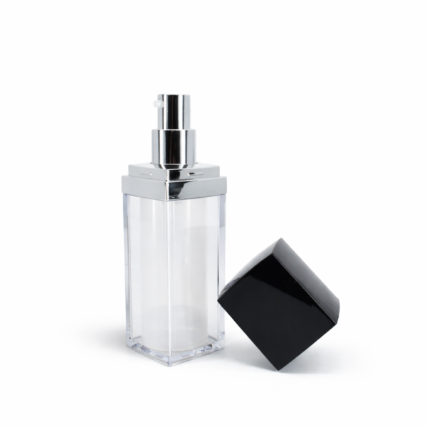 <b>Square Airless Pump Bottle</b><br> 15ml, 30ml, 50ml <br>SKU: 65AB-JY110 - Image 2