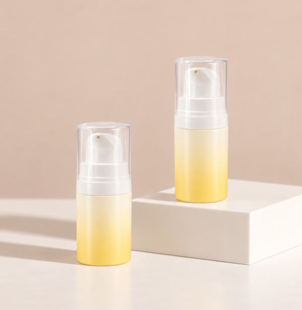 <b>Trial Size Airless Bottle</b><br>5ml, 10ml, 15ml<br> SKU: 65AB-JY115