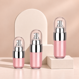 Double Walled Airless Pump Bottle, Round 15ml, 30ml, 50ml SKU: 65AB-JY135-01