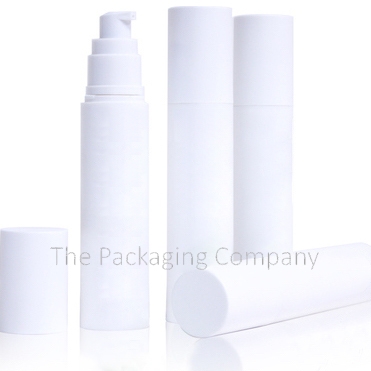 Cylinder Airless Bottles (15, 30, 50 ml); Custom Finish and Printing