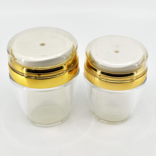 <b>Tapered Airless Pump Jar</b><br><i>30ml, 50ml</i><br>SKU: 65AB-JY920