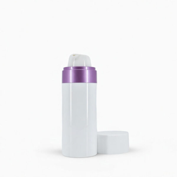 <b>Double Walled Airless Pump Bottle, Wide</b><br>30ml, 50ml<br>SKU: 612AB-RN - Image 2