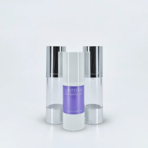 Airless Pump Bottle, Aluminum Cap and Base 15ml, 20ml, 25ml, 30ml, 40ml, 50ml, 60ml, 80ml,100ml, 120ml 65AB-JY102F