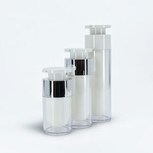 Airless Pump Bottle with Offset Cap 15ml, 30ml, 50ml SKU: 65AB-JY121