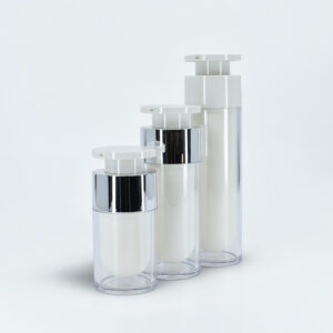 Airless Pump Bottle with Offset Cap 15ml, 30ml, 50ml SKU: 65AB-JY121