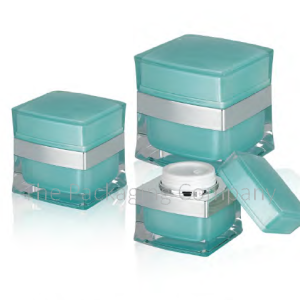 Square Jar with Accent Ring15ml, 30ml, 50mlSKU: 65AA-JY219