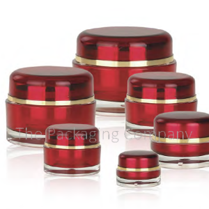 Large Double walled Jar (5-100 ml); with Custom Printing and Finish