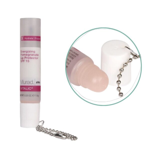 <b> Round Lip Balm Tube with Keychain </b><br><i> 3ml </i><br>SKU: 64TB-WRPE16L04 - Image 3