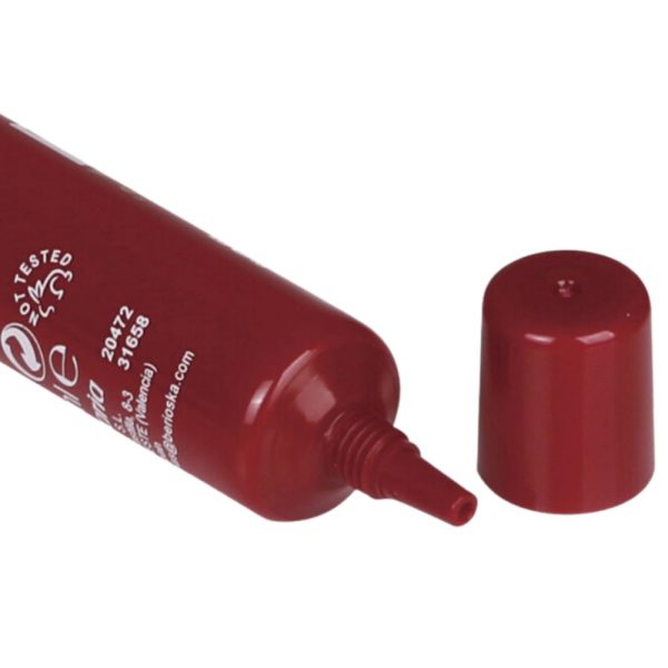 eye cream squeeze tube with long applicator, twist cap, custom print squeeze tube