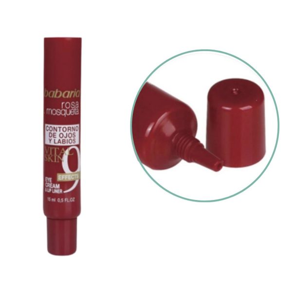 eye cream squeeze tube with long applicator, twist cap, custom print squeeze tube