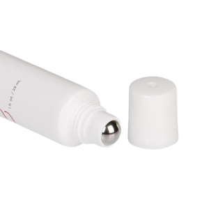 metal roller ball, custom cosmetic tube, stainless steel roller ball, twist cap, squeeze tube for skincare