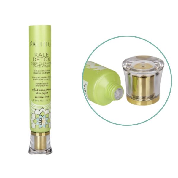 <b>Round Skincare Tube with Acrylic Cap</b><br><i> 10ml - 30ml </i><br>SKU: 64TB-WRPE22S01 - Image 3