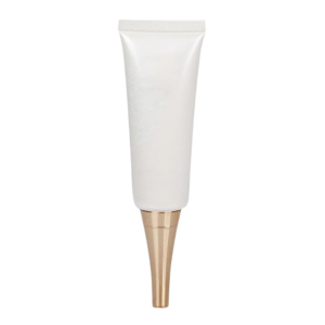 cosmetic squeeze tube, needle nose applicator, custom skincare tube, twist cap