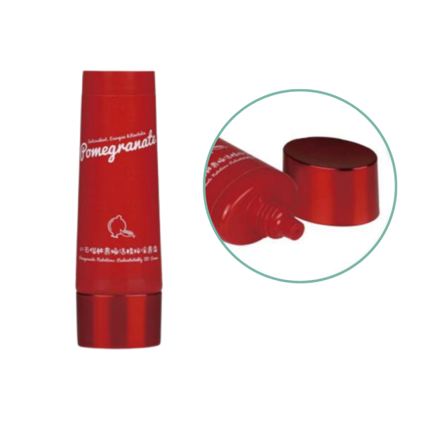 <b>Custom Cosmetic Squeeze Tube, Oval </b><br><i> 60ml </i><br>SKU: 64TB- WRPE30Oval03 - Image 3