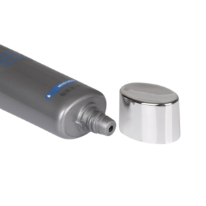 custom cosmetic tube, screw cap, electroplate screw cap, skincare tube for lotion