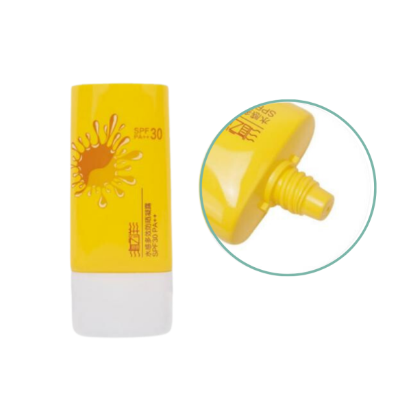 custom cosmetic tube for lotion, skincare tube, twist cap, needle nose applicator