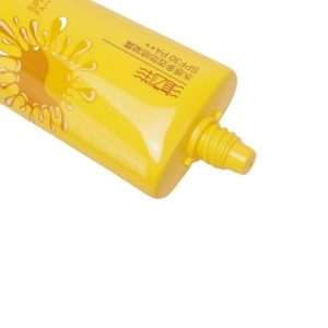 custom cosmetic tube for lotion, skincare tube, twist cap, needle nose applicator