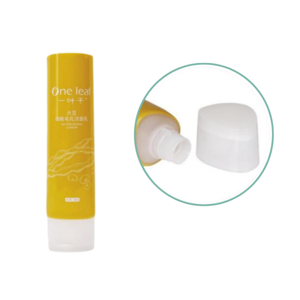 <b>Lotion Cosmetic Tube with Triangle Flip-Cap</b><br><i> 90ml, 220ml </i><br>SKU: 64TB-WRPE45HS02 - Image 3