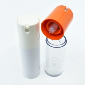 Airless Pump Bottle, Capless Dispenser15ml, 30ml, 50ml SKU: 612AB-RO