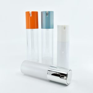 Airless Pump Bottle, Capless Dispenser15ml, 30ml, 50ml SKU: 612AB-RO