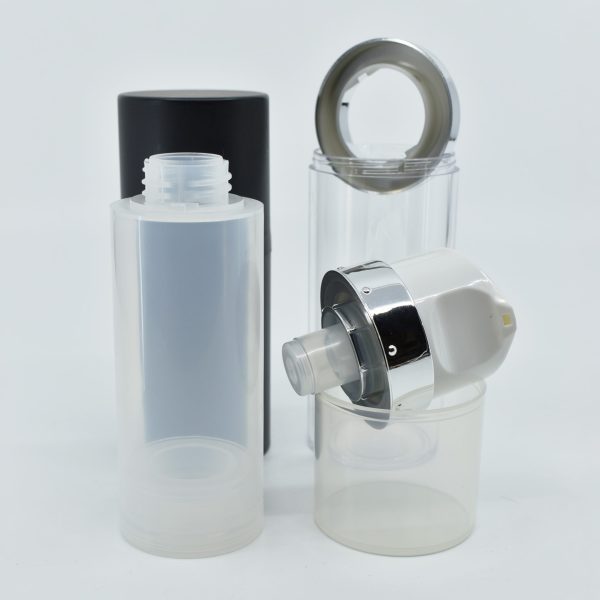 <b>Airless Pump Bottle, Double Walled</b><br> 50ml, 80ml, 120ml <br>SKU: 65AB-JY111A - Image 2