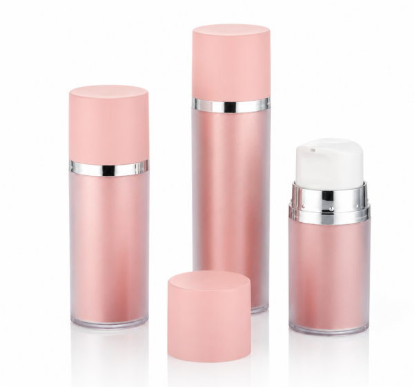 <b>Airless Pump Bottle, Double Walled</b><br> 50ml, 80ml, 120ml <br>SKU: 65AB-JY111A