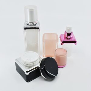 Cosmetic Airless Jar and Bottle Set 15ml, 30ml, 50ml SKU: 612AB-RY, 612AA-JC