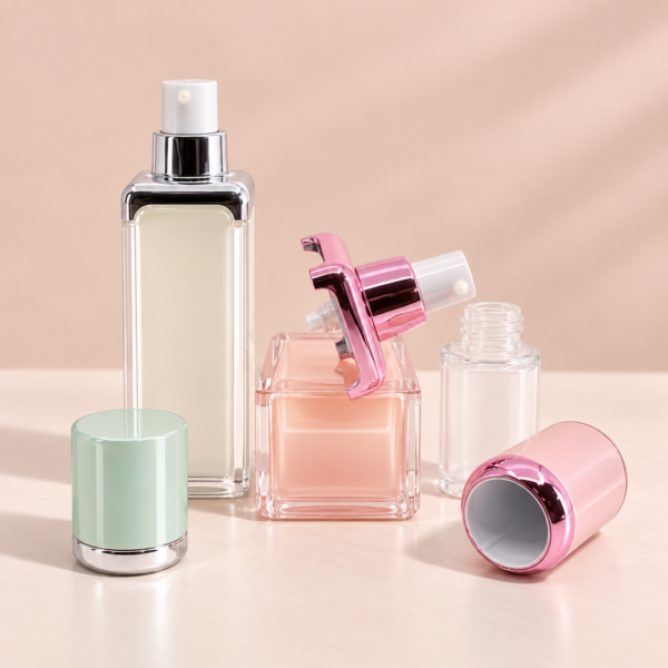 <b>Cosmetic Airless Jar and Bottle Set</b><br> 15ml, 30ml, 50ml <br>SKU: 612AB-RY, 612AA-JC - Image 3