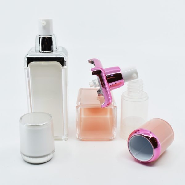 <b>Cosmetic Airless Jar and Bottle Set</b><br> 15ml, 30ml, 50ml <br>SKU: 612AB-RY, 612AA-JC - Image 4