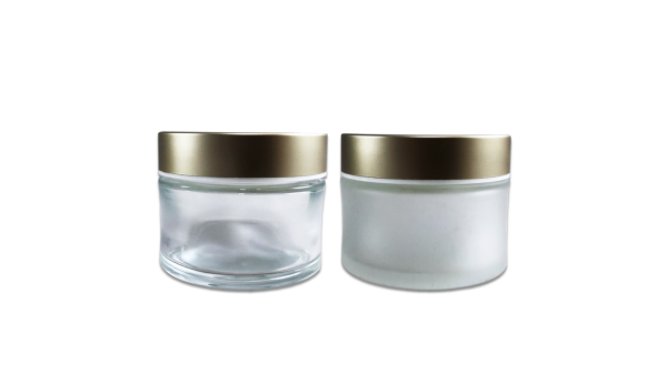 60 ml Child Resistant Glass Jar; Custom Printing and Finish Hot Stamp & Silk Screen Printing