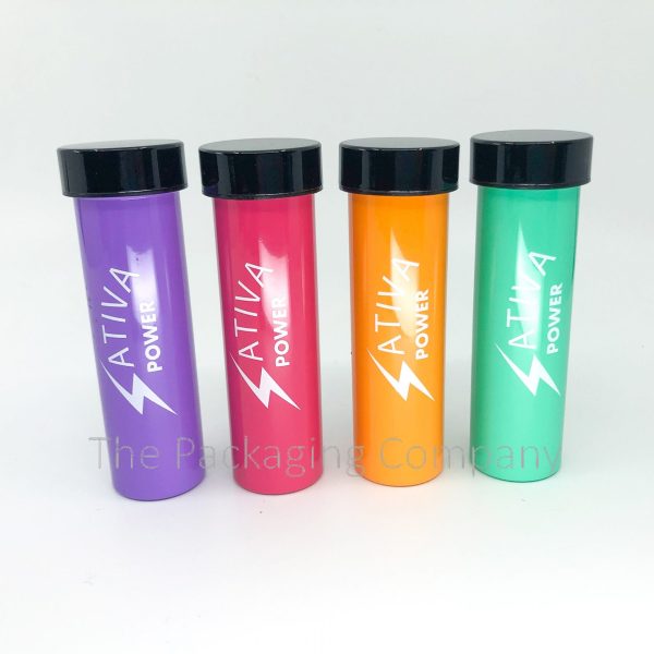 Child resistant aluminum pre-rolls tube