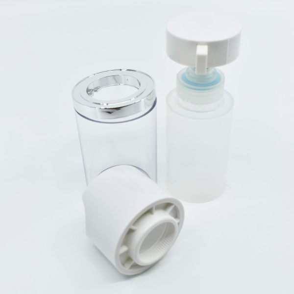 <b>Double Walled Airless Pump Bottle, Capless, Large Dosage</b><br>50ml, 80ml, 120ml <br>SKU: 65AB-JY111(C) - Image 6