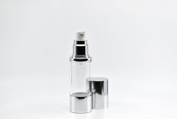 <b>Airless Pump Bottle with Aluminum Cap</b> <br>15ml, 20ml, 25ml, 30ml, 40ml, 50ml, 60ml <br>SKU: 65AB-JY102C - Image 3